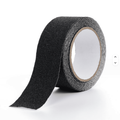 Самоклеящаяся противоскользящая лента Anti Slip Tape крупной зернистости (60 grit). Цвет: черная