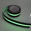 Самоклеящаяся противоскользящая лента Anti Slip Tape крупной зернистости (60 grit). Цвет: черная с фотолюминесцентной полосой