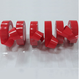 Двусторонняя Акриловая Клейкая Лента Acrylic Foam Tape 64мм х 25м для гибких плинтусов 70мм